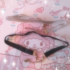 💗Velvet choker set💗